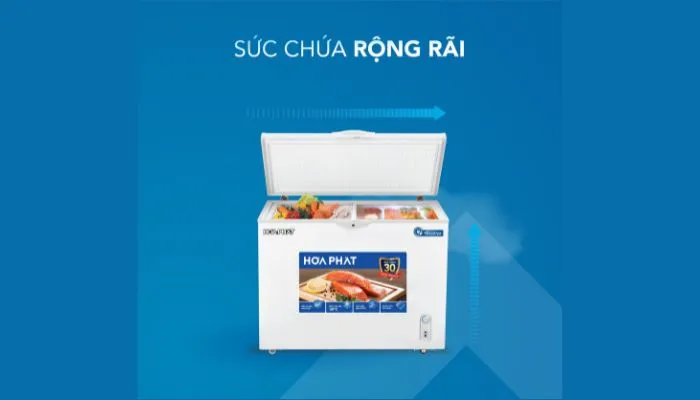 Tủ có sức chứa rộng rãi